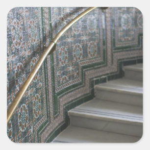 Adesivo Quadrado Palacio de Communicaciones, azulejos de Mata