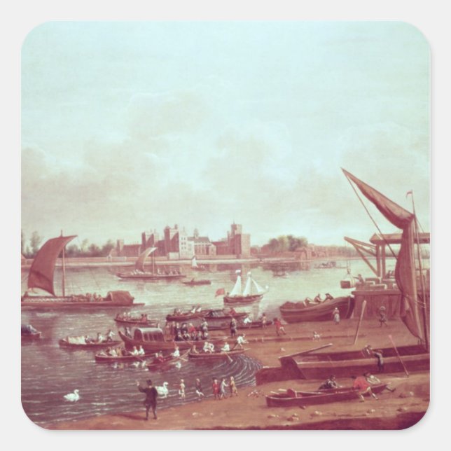 Adesivo Quadrado Palácio de Lambeth (Frente)