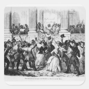 Adesivo Quadrado Palácio dos príncipes de Prússia em Berlim