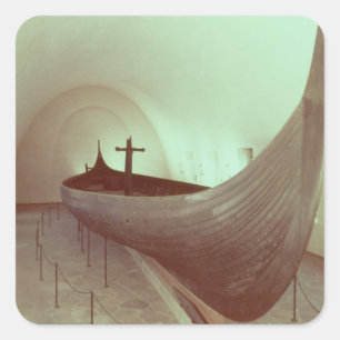 Adesivo Quadrado Palangreiro Gokstad (madeira)