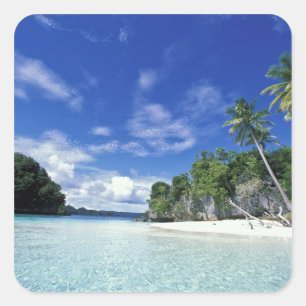 Adesivo Quadrado Palau, Ilhas da Rocha, Ilha da Lua de Mel, Mundo
