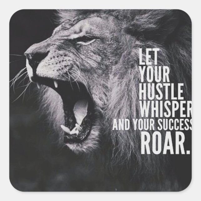 Adesivo Quadrado Palavras Motivacionais (Frente)