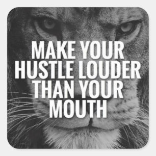 Adesivo Quadrado Palavras Motivacionais