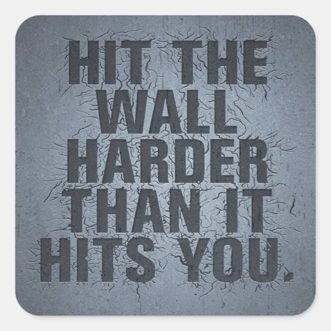 Adesivo Quadrado Palavras Motivacionais (Frente)