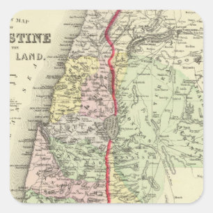 Adesivo Quadrado Palestina, Jerusalém 2