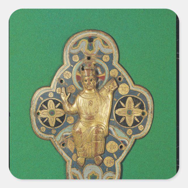 Adesivo Quadrado Palha que representa a bênção de Deus (Frente)