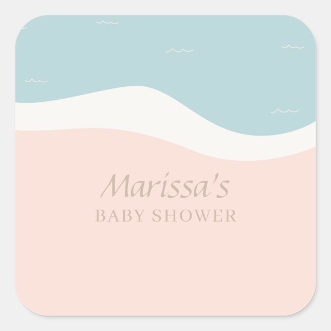 Adesivo Quadrado Palitos de praça de surfboard (Frente)