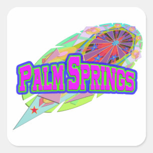 Adesivo Quadrado "Palm Primavera" Future Sticker