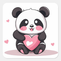Panda Clipart preto e branco