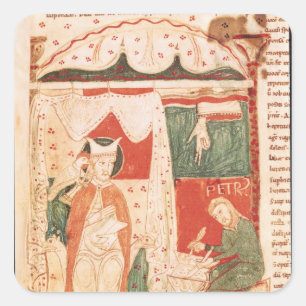 Adesivo Quadrado Papa Gregory Eu o excelente