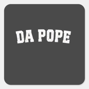 Adesivo Quadrado Papa Leão XIV Igreja Cristã Do Papa Da