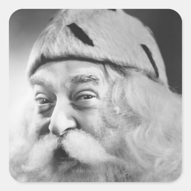 Adesivo Quadrado Papai Noel (Frente)
