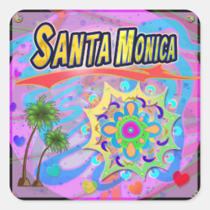 Adesivo Quadrado Papai noel Monica True Progress Sticker
