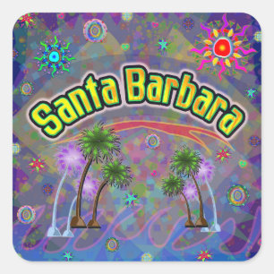 Adesivo Quadrado Papais noeis Barbara Noble Voyage Sticker