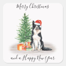 Papais noeis da Borda Cachorro Feliz Natal