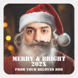 Adesivo Quadrado Papais noeis instantâneos! Apenas adicione seu ros