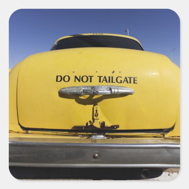 Adesivo Quadrado Papais noeis Rosa, Novo México, Estados Unidos. An (Frente)