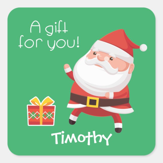 Adesivo Quadrado Papais noeis se perguntam travessura ou legal? Sti (Frente)