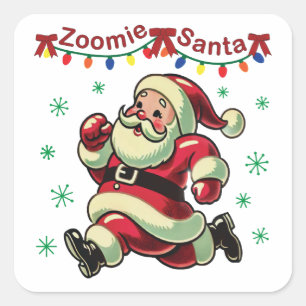 Adesivo Quadrado Papais noeis Zoomie Natal