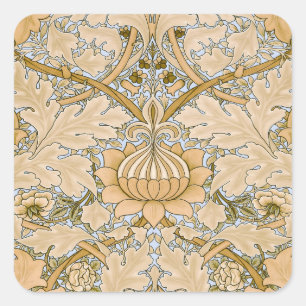 Adesivo Quadrado Papel de Parede Vintage St James Acanthus William 
