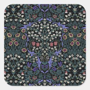Adesivo Quadrado Papel de Parede Vitoriano William Morris Blackthor