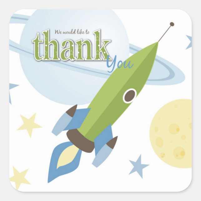 Adesivo Quadrado Para Baby Boy TY Sticker (Frente)