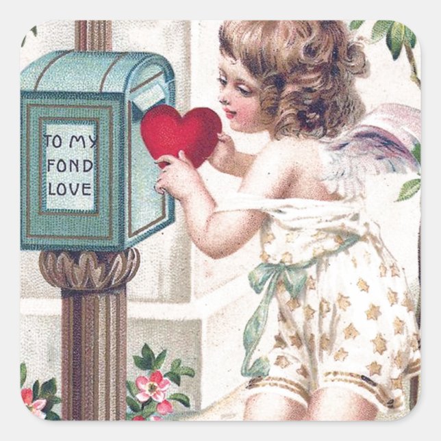 Adesivo Quadrado Para Meu Amor (Frente)