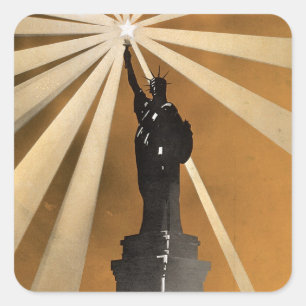 Adesivo Quadrado Para o ~ da causa da liberdade recrute no marinho