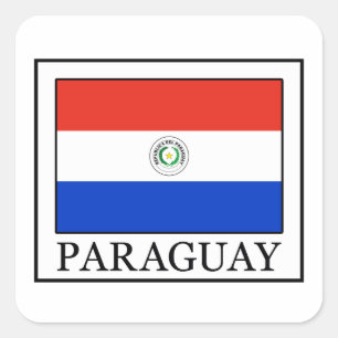 Adesivo Quadrado Paraguai