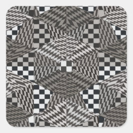 Adesivo Quadrado Paraíso Fractal