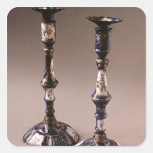 Adesivo Quadrado Pares sul de Staffordshire dos castiçal, c.1765