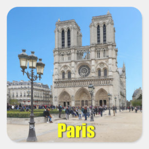 Adesivo Quadrado PARIS Notre Dame