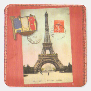 Adesivo Quadrado Paris Sticker4 quadrado