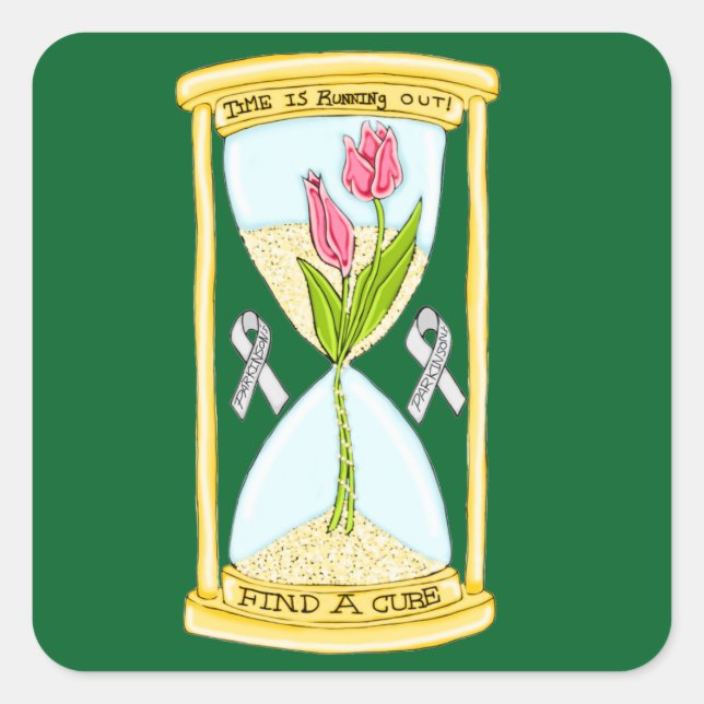 Adesivo Quadrado Parkinson - Encontre um Stickers Quadrado (Frente)