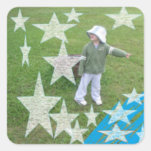 Adesivo Quadrado Parque bonito do jogo da criança do TBA Little Bo