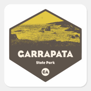 Adesivo Quadrado Parque Estadual Garrapata Califórnia