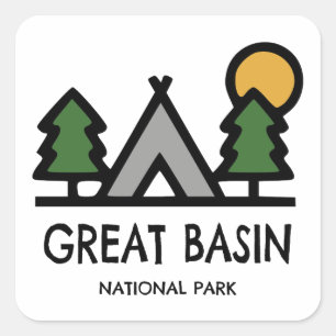 Adesivo Quadrado Parque Nacional da Bacia do excelente