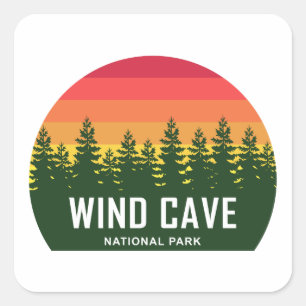 Adesivo Quadrado Parque Nacional das Cavernas Eólicas