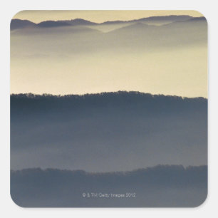 Adesivo Quadrado Parque nacional de Great Smoky Mountains
