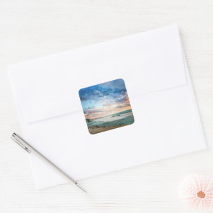 Adesivo Quadrado Parque Nacional de Paparoa, Nova Zelândia