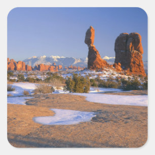 Adesivo Quadrado PARQUE NACIONAL DOS ARCOS, UTAH. EUA. Pedra Equili