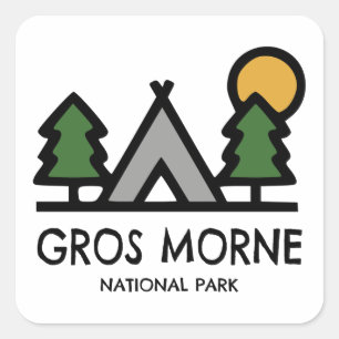 Adesivo Quadrado Parque Nacional Gros Morne