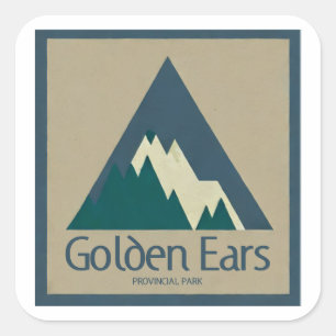 Adesivo Quadrado Parque Provincial Golden Ears Rústico