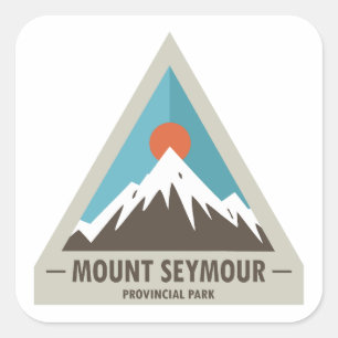 Adesivo Quadrado Parque Provincial Mount Seymour