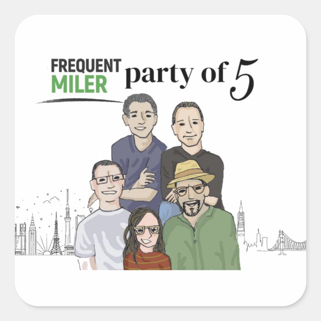 Adesivo Quadrado Parte de 5 (Frente)