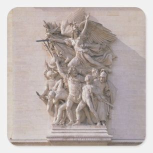 Adesivo Quadrado Partida dos Voluntários em 1792 ou O Mar