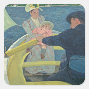 Adesivo Quadrado Partido do Barco, 1893-94 (óleo na canvas)