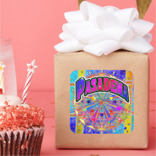 Adesivo Quadrado Pasadena Cosmic Unity Sticker