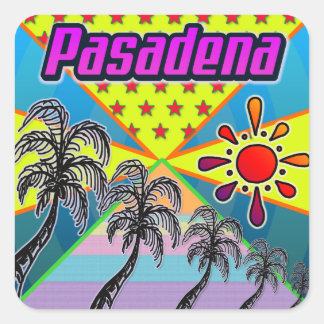 Adesivo Quadrado Pasadena Freedom Sticker