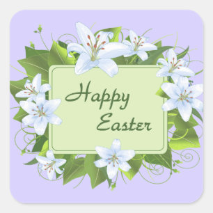 Adesivo Quadrado Páscoas